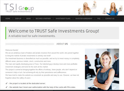 TRUST SafeInvestmentsGroup - trustsafeinvestments.com Trustsafeinvestments