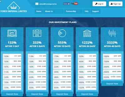 Forex Imperial LTD screenshot