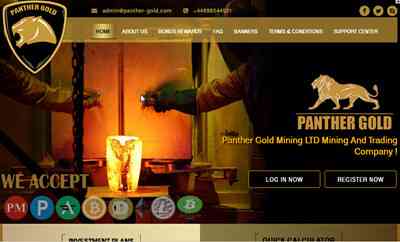 Panther Gold Mining LTD screenshot