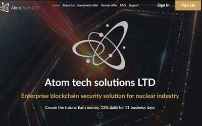 Atomtech Solutions Ltd screenshot