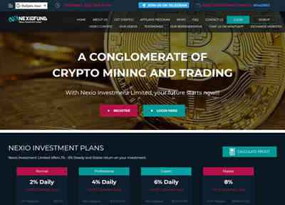 Nexio Investment Limited screenshot