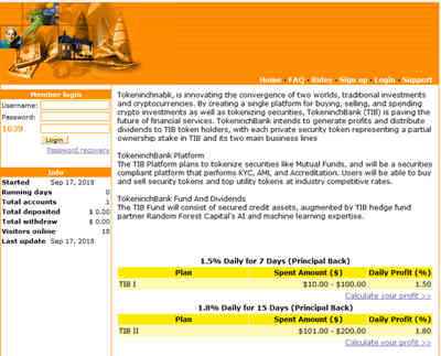 TokeninchBank - tokeninchbank.com