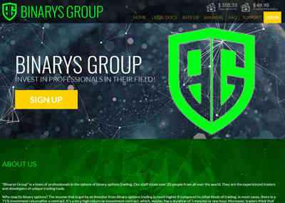 Binarys Group screenshot