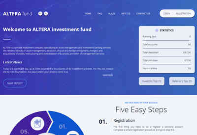 ALTERA fund screenshot