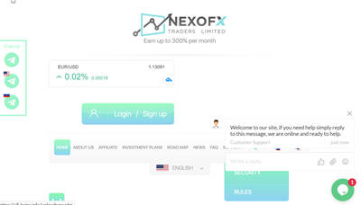 NexoFX Traders Limited screenshot
