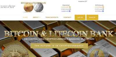 Bitcoin & Litecoin Bank screenshot