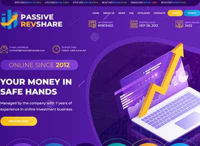 Passive Revenue Share Ltd - passiverevshare.com