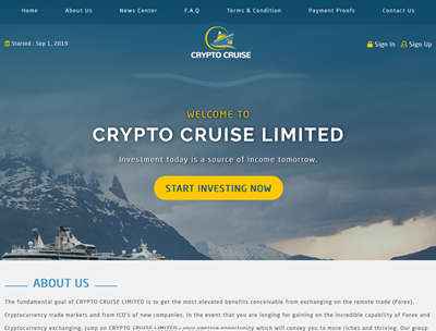 Cryptocruise screenshot