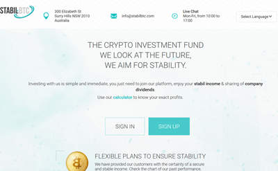 STABILBTC PTY LIMITED screenshot