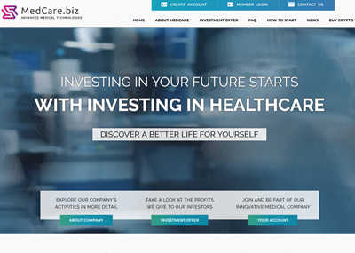 MedCare LTD screenshot