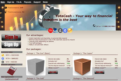 YotaCash screenshot