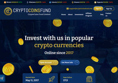 CryptoCoins Fund Limited screenshot