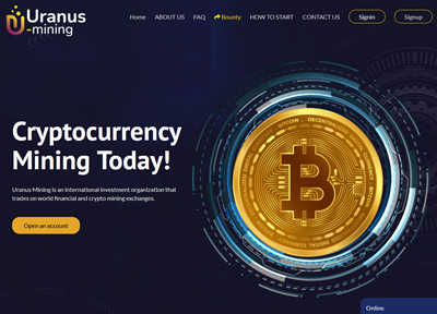 Uranus Crypto Mining Limited screenshot