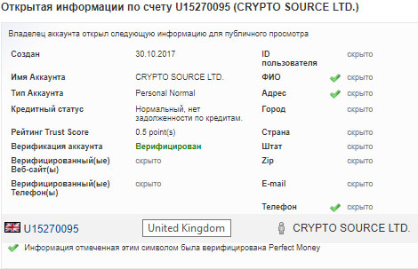 CRYPTO SOURCE LTD - crypto-source.org